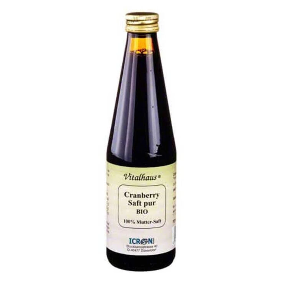 Jus de canneberge bio, 330 ml