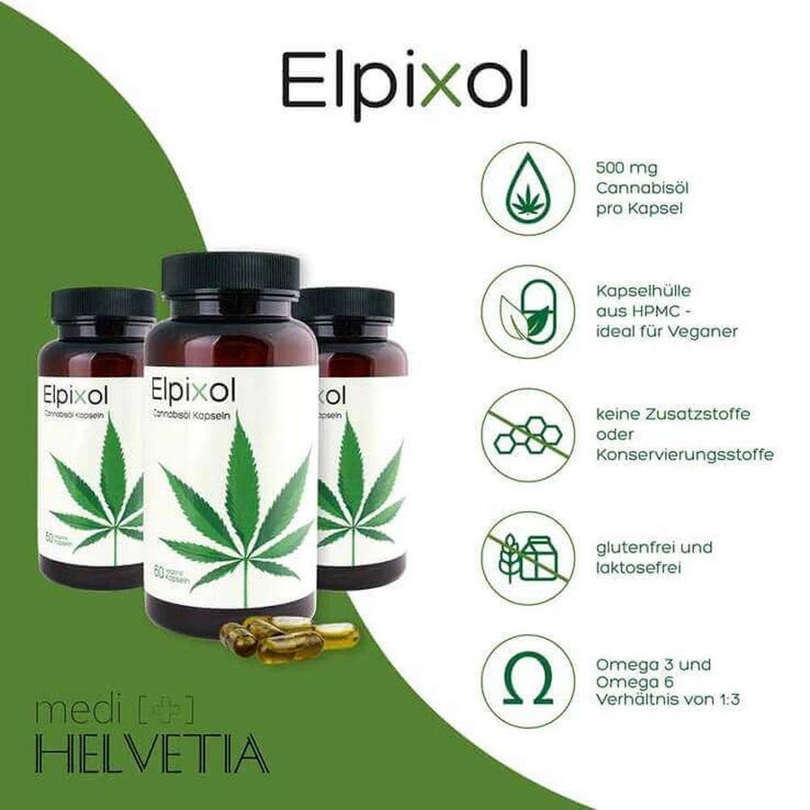 Elpixol-cannabisolie-capsules, 30 capsules