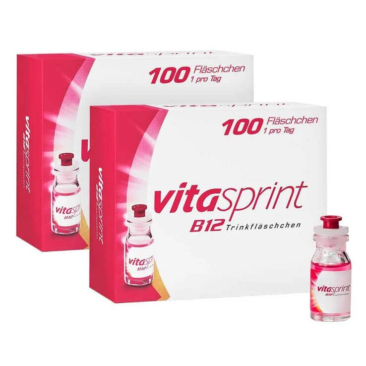 vitasprint B12-drinkampullen met vitamine B12, 100 drinkampullen