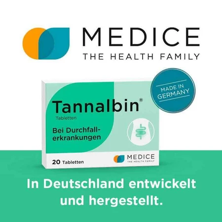 Tannalbin® Tabletten bei Durchfallerkrankungen, 50 St Tabletten