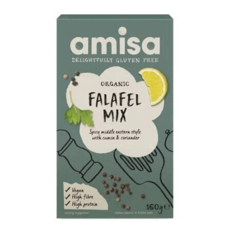Amisa Gluten Free Falafel Mix, 160 g, Bio Holistic