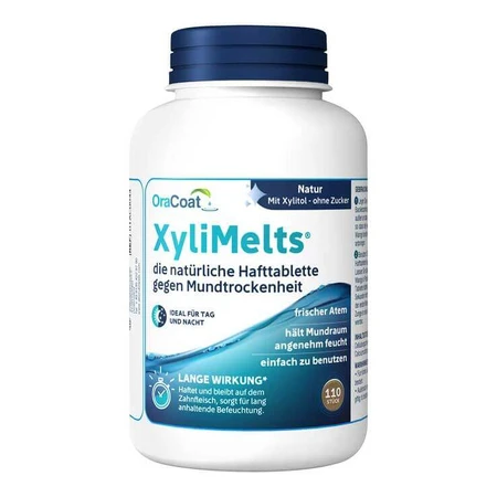 Xylimelts Hafttabletten ohne Minze Oracoat, 110 St Tabletten