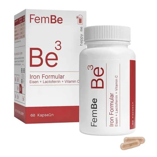 Fembe Be3 Iron Formula, 60 cápsulas
