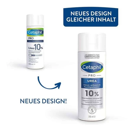 Cetaphil Pro Urea 10% – loțiune hidratantă cu efect regenerant intens, 2 x 500 ml loțiune