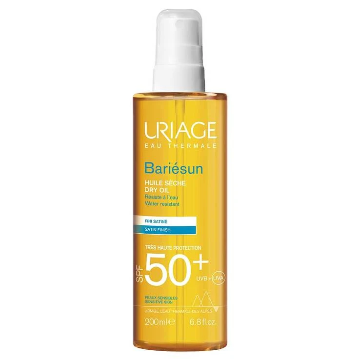 Uriage Bariesun Droge Olie in pompflacon SPF 50+, 200 ml spray