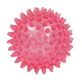 Pelota de erizo, 9 cm, roja y transparente, 1 unidad, tal y como está