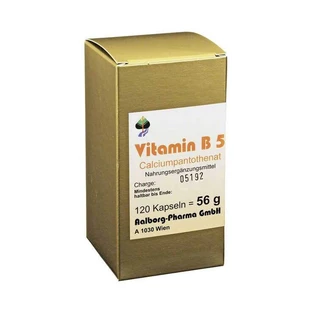Cápsulas de vitamina B5, 60 cápsulas