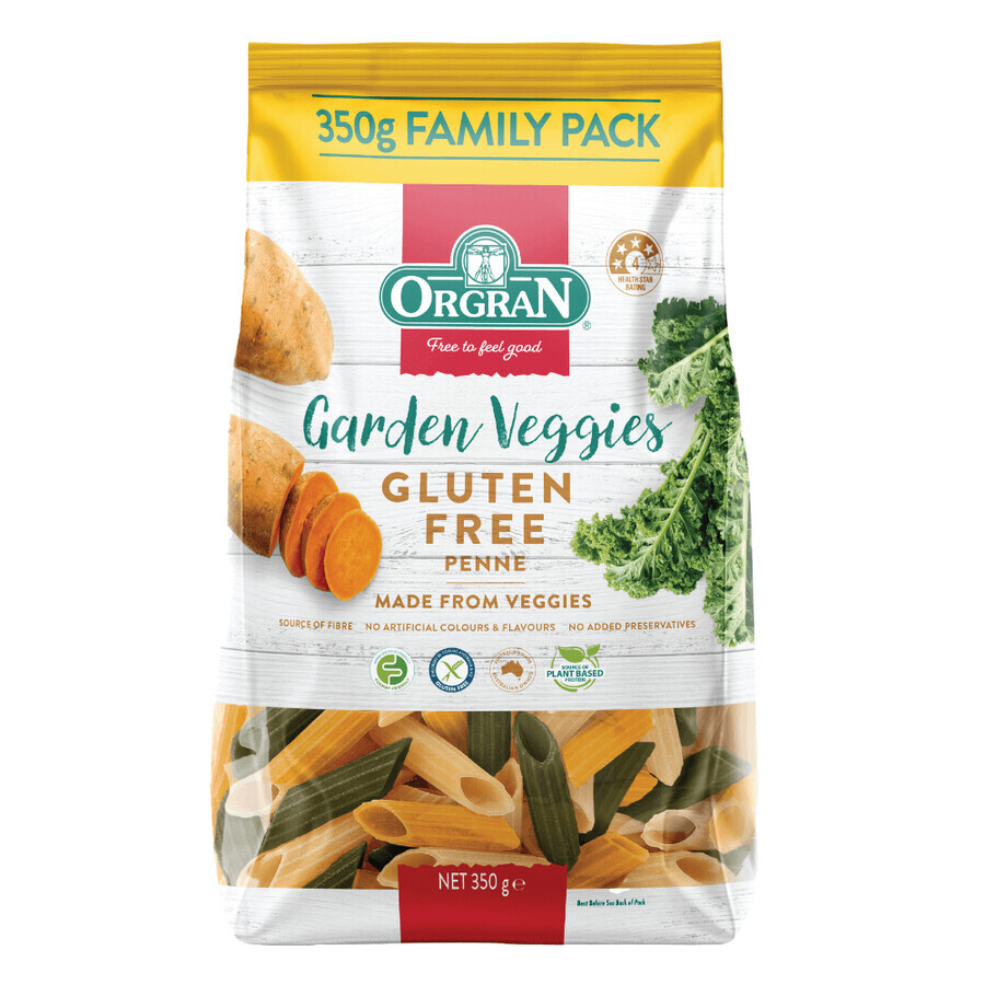 Gemüse-Penne-Nudeln, 350 g, Orgran