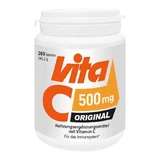 Vitamine C 500 mg, lactosevrij, glutenvrij, veganistische tabletten, 200 tabletten