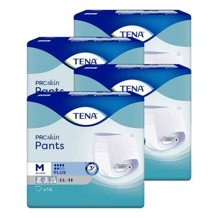 Tena Pants Plus M pour l'incontinence, 4 paquets de 11 pièces
