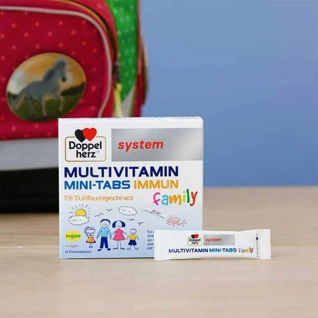 Doppelherz Multivitamine Mini-Tabs Family System, 3 x 20 tabletten