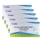 Cordx Influenza A / B + Covid-19 / RSV Combo Ag Laie Kombi Nasentest, 3x1 St Test