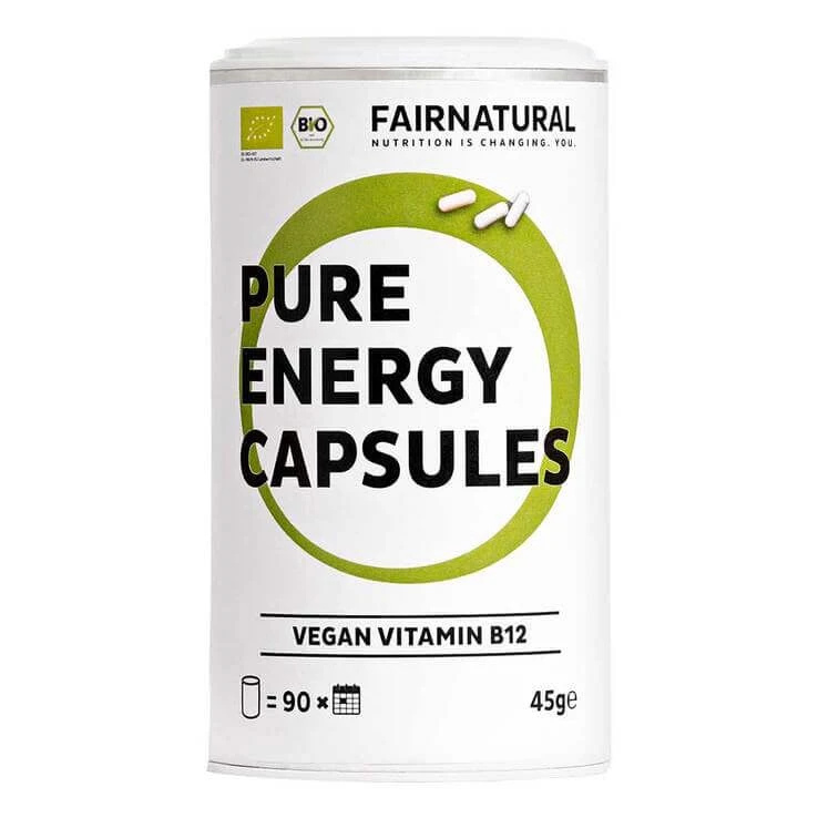 Fairnatural Hooggedoseerde vitamine B12 + veganistische capsules, 90 capsules
