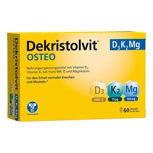 Dekristolvit Osteo D3K2 Mg Capsules, 120 capsules