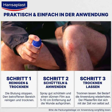 Hansaplast Second Skin beschermend sprayverband, 2 x 40 ml spuitflesjes