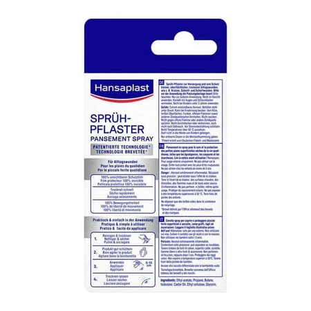 Hansaplast Second Skin beschermend sprayverband, 2 x 40 ml spuitflesjes