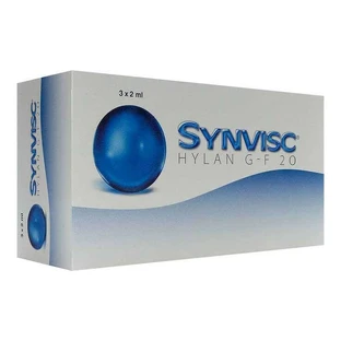 Viales de Synvisc para inyección, paquete de 3 viales