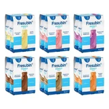 Caja de Fresubin Energy Drink con envases de distintos tamaños y botella para beber, 2 x 4.800 ml de solución