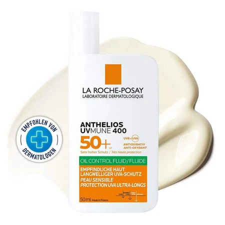 La Roche-Posay Anthelios Oil Control Fluid Uvmune 400, 2 x 50 ml płyn: ceny i cechy