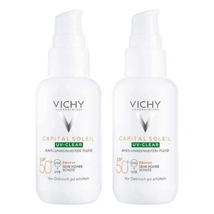 Vichy Capital Soleil UV-Clear SPF 50+, 2 x 40 ml lichid