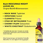Bachblüten Rescura Night Tropfen alkoholfrei, 20 ml Tropfen