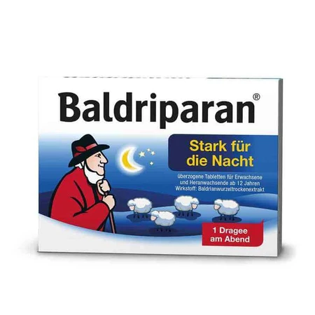 Baldriparan Stark Overnight-Coated Tablets, 120 coated tablets