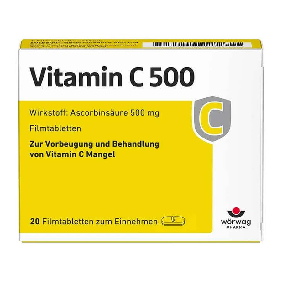 Vitamin C 500 Filmtabletten, 50 St Filmtabletten