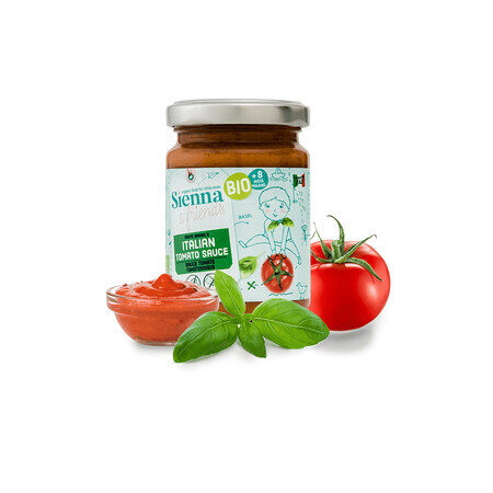Biologische Italiaanse tomatensaus, 8 maanden +, 130 g, Sienna &amp; friends