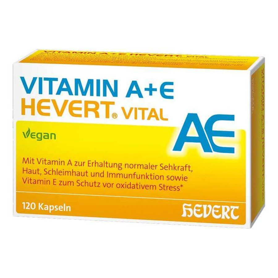 Vitamine A + E Hevert Vital-capsules, 120 capsules