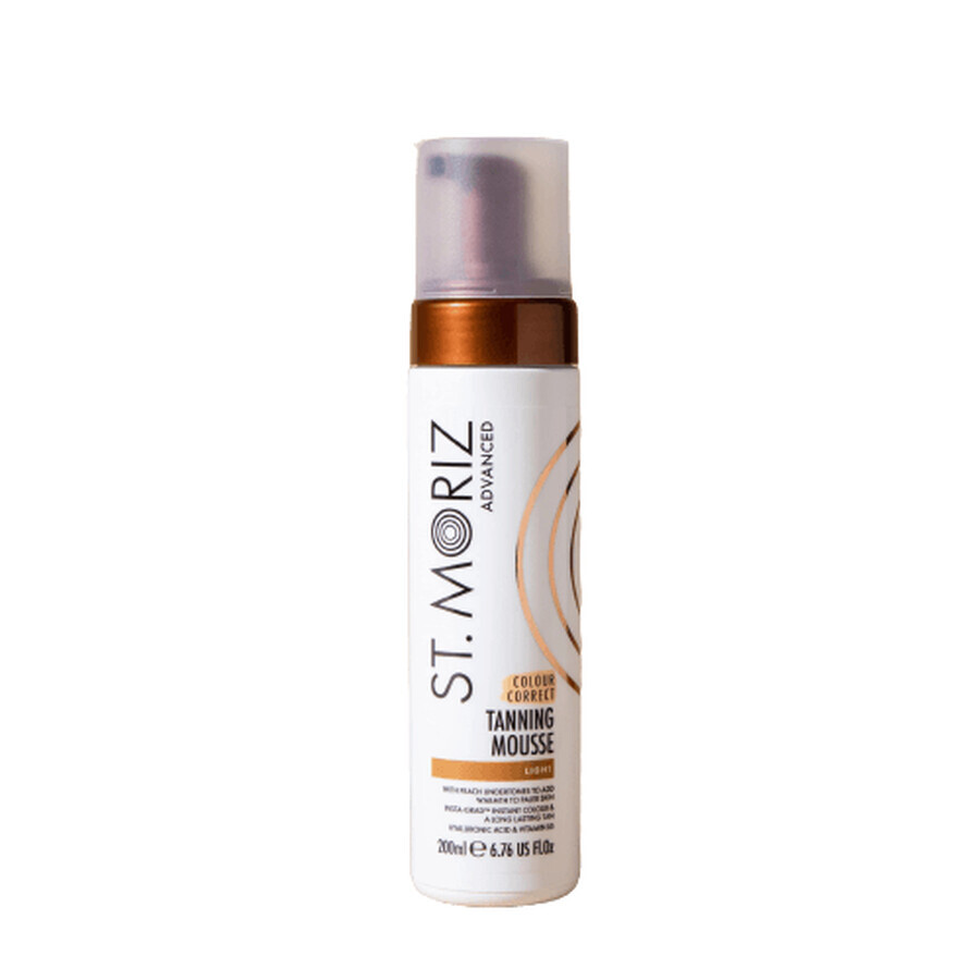 Mousse autobronzante Colour Correct, 200 ml, Clair, St Moriz