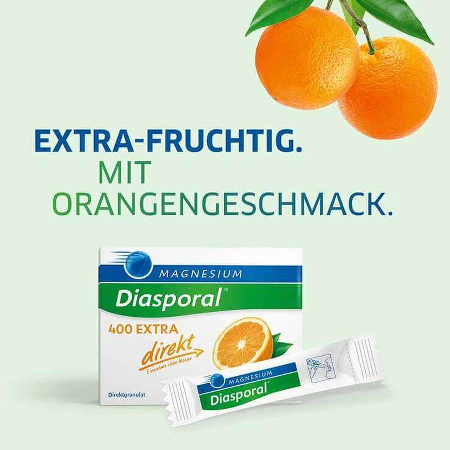 Magnesium Diasporal 400 Extra Direct-korrels, 2 x 100 korrels