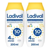 Gel Ladival para niños con piel sensible SPF 50+, 2 envases de 200 ml de gel