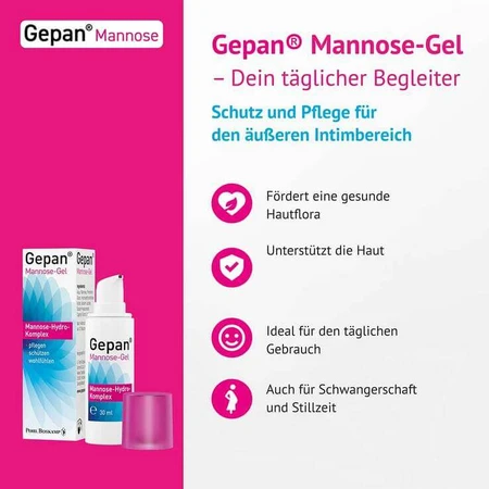 Gel Gepan Mannose, 2 x 30 ml de gel