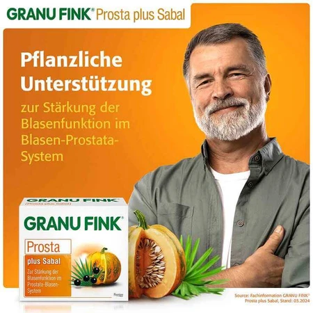 GRANU FINK® Prosta plus Sabal Hard Capsules, 200 capsules