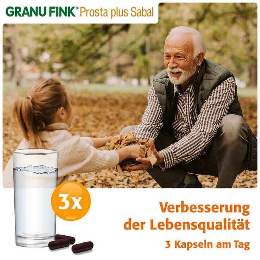 GRANU FINK® Prosta plus Sabal Hard Capsules, 200 capsules