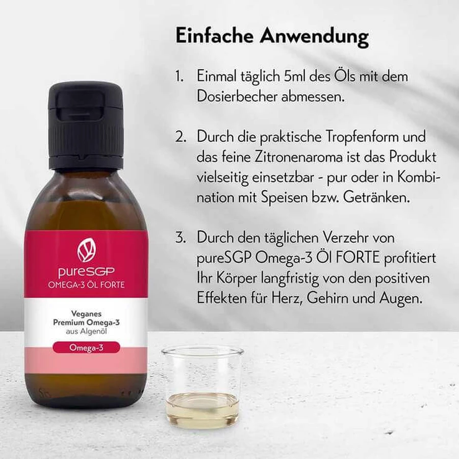 Puresgp Omega-3 Oil Forte in gocce, flacone da 150 ml