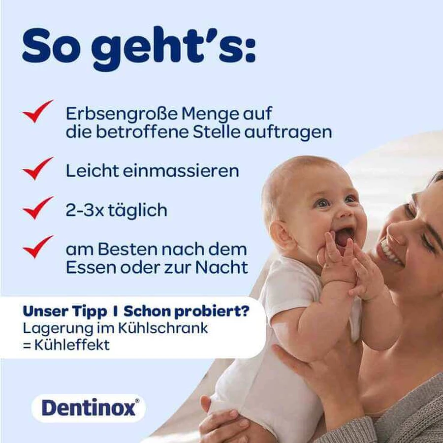 Dentinox Gel with Teething Relief, 10 g Gel