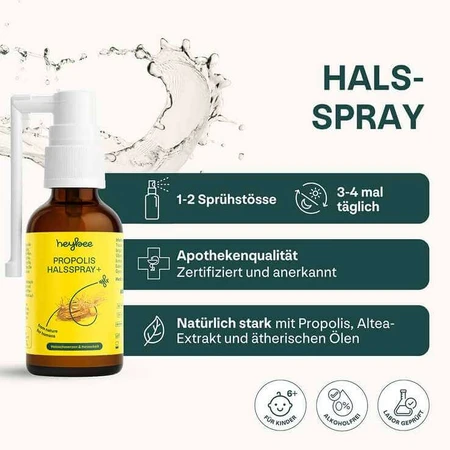 Heybee Propolis Keelspray +, 30 ml spray