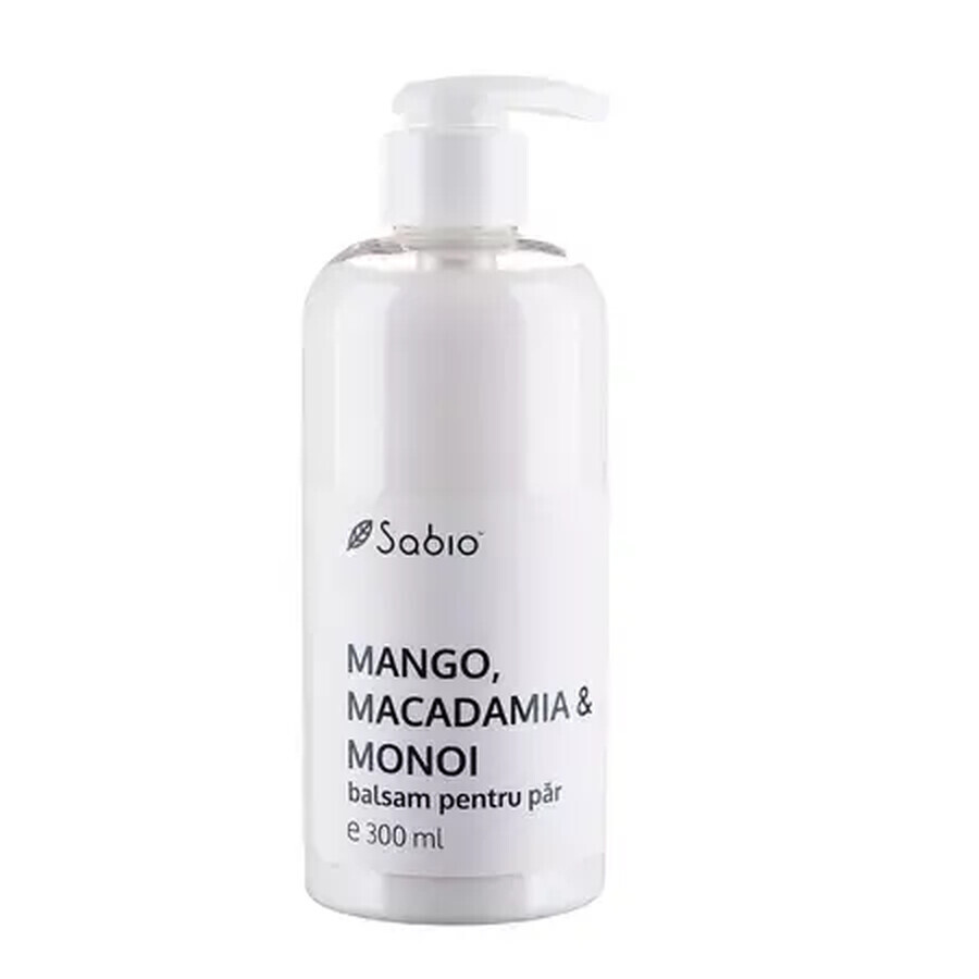 Après-shampooing Mangue, Macadamia & Monoï, 300 ml, Sabio