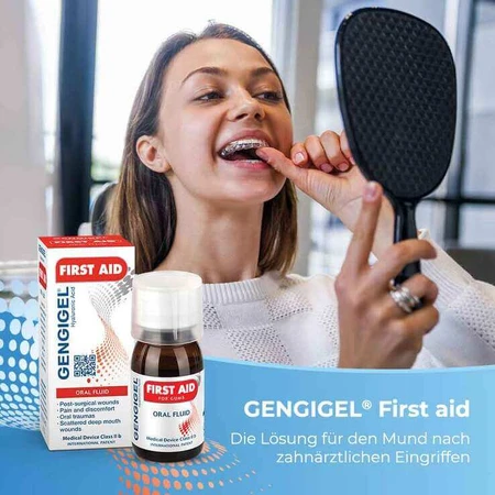 Enjuague bucal de primeros auxilios Gengigel, 50 ml