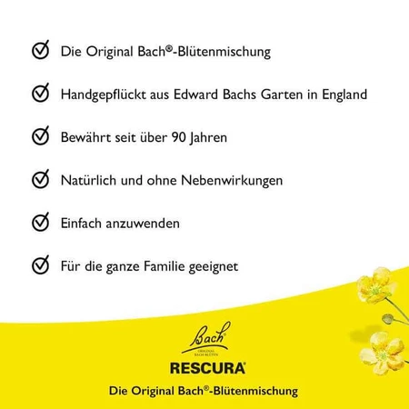 Picături originale Rescura Pets cu flori de Bach, fără alcool, de uz veterinar (pentru animale), 10 ml picături