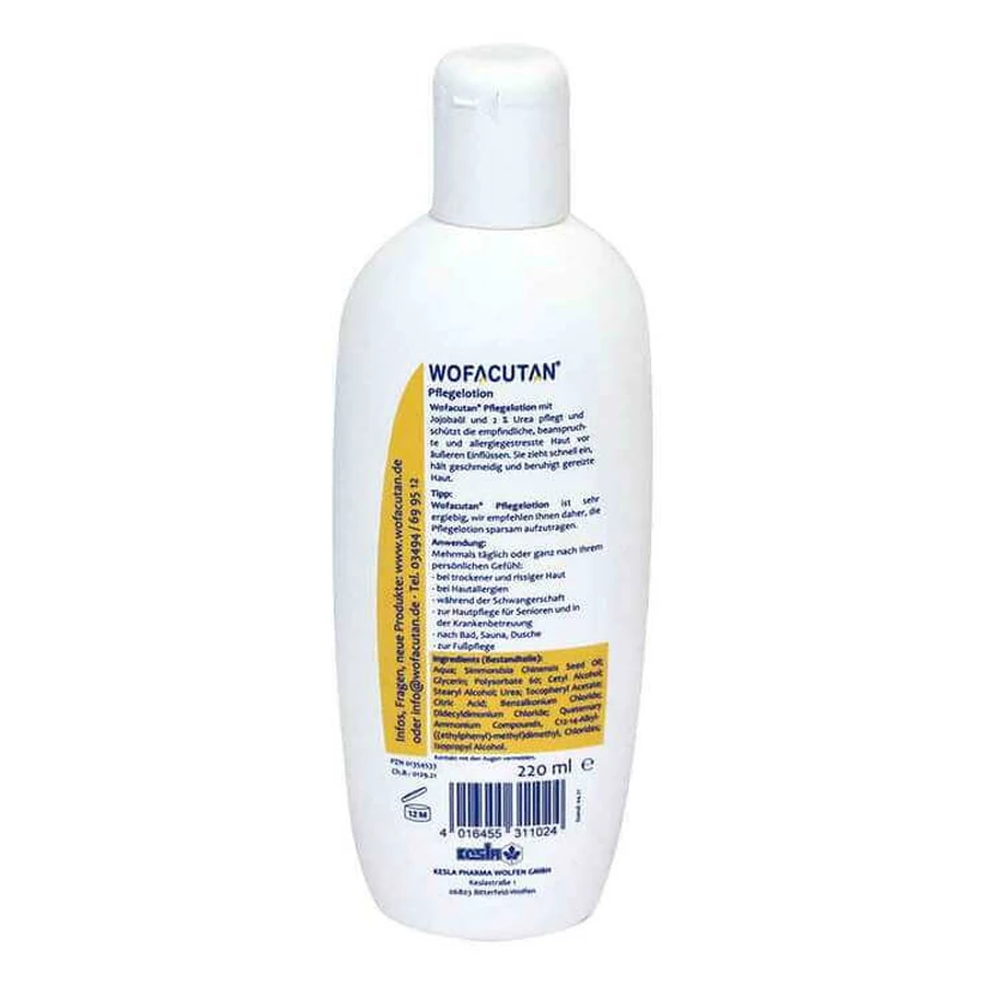 Loción para el cuidado de la piel Wofacutan, 450 ml
