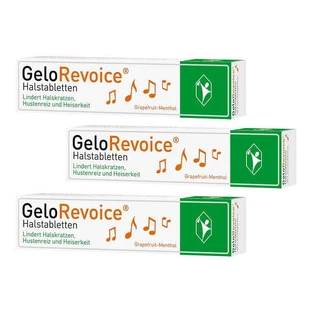 GeloRevoice Grapefruit-Menthol keelpastilles tegen heesheid en stemverlies, 3 x 20 pastilles