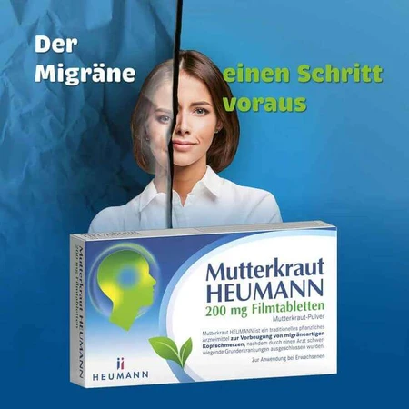 Heumann Feverfew 200 mg, comprimés pelliculés, 2 x 90 comprimés pelliculés