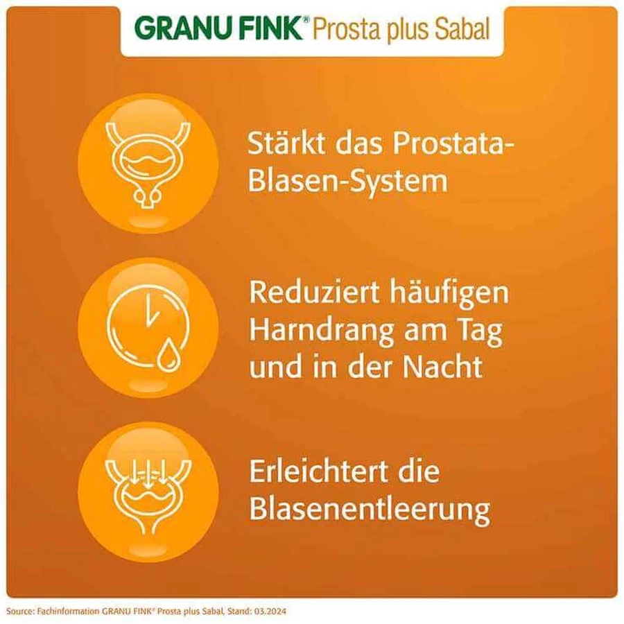 GRANU FINK® Prosta plus Sabal Hartkapseln, 60 St Kapseln