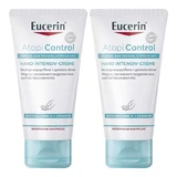 Crème pour les mains intensive Eucerin Atopicontrol, 2 x 75 ml