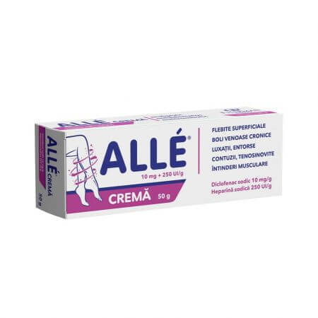 Alle cream, 10 mg + 250 IU/g, 50 g, Fiterman