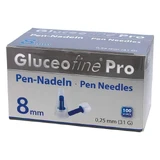 Agujas para Gluceofine® Pro Pen, 31 G, 0,25 x 8 mm, envase de 100 unidades