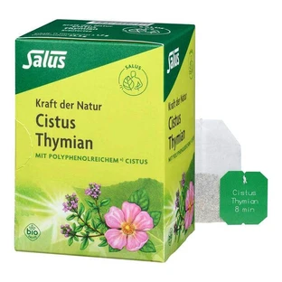 Salus Biologische Cistus- en Tijmkruidenthee, 15 theezakjes