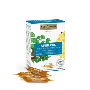Apielixir geheugen en concentratie, 10 ampullen x 10 ml, Albina Carpatina